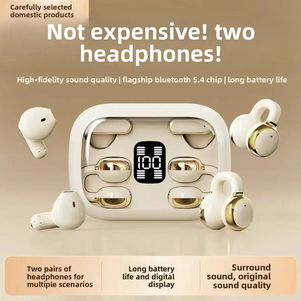 Sleep Mask Headphones Bluetooth - Headset Bluetooth Nirkabel dengan Dua Earbud
