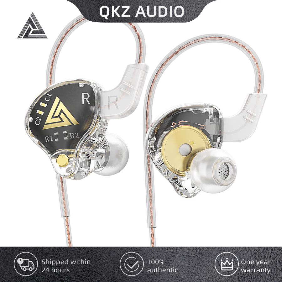 In Ear Monitors For Singers - Earphone Kabel QKZ AKX Original, Headset