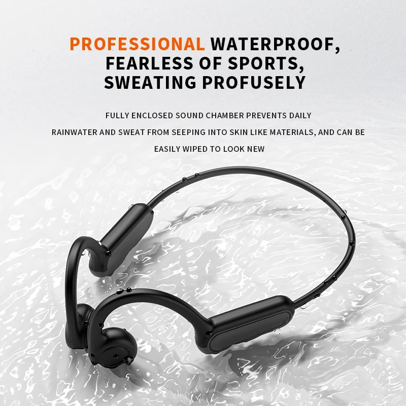 Headphone Konduksi Tulang IPX5 - Bone Conduction Running Headphones ulasan dan harga