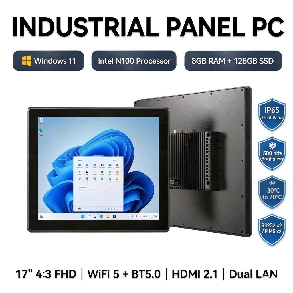 Panel PC Industri 17 Inci, Tah - Tablets ulasan dan harga