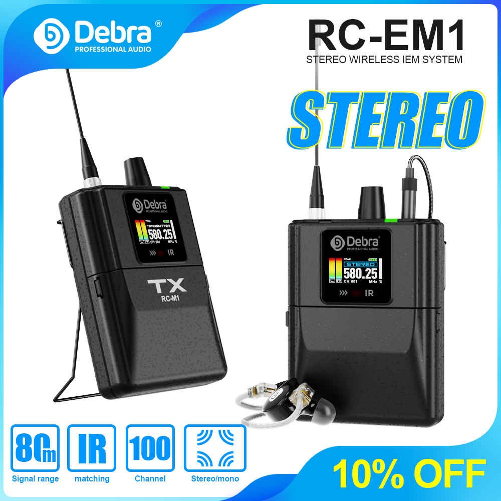 Debra Audio RC-EM1, Sistem Mon - In Ear Monitors For Singers ulasan dan harga