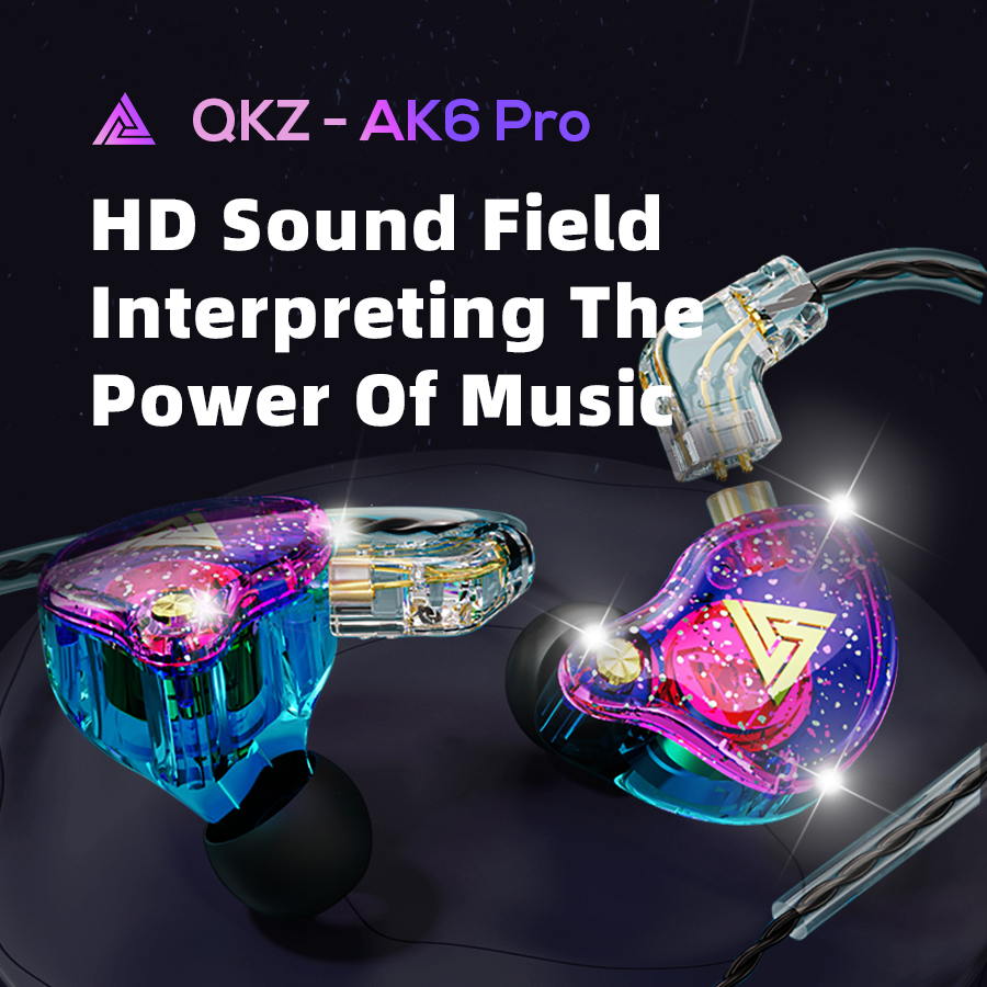 QKZ AK6 Pro EDX Pro Headset ol - In Ear Monitors For Singers ulasan dan harga