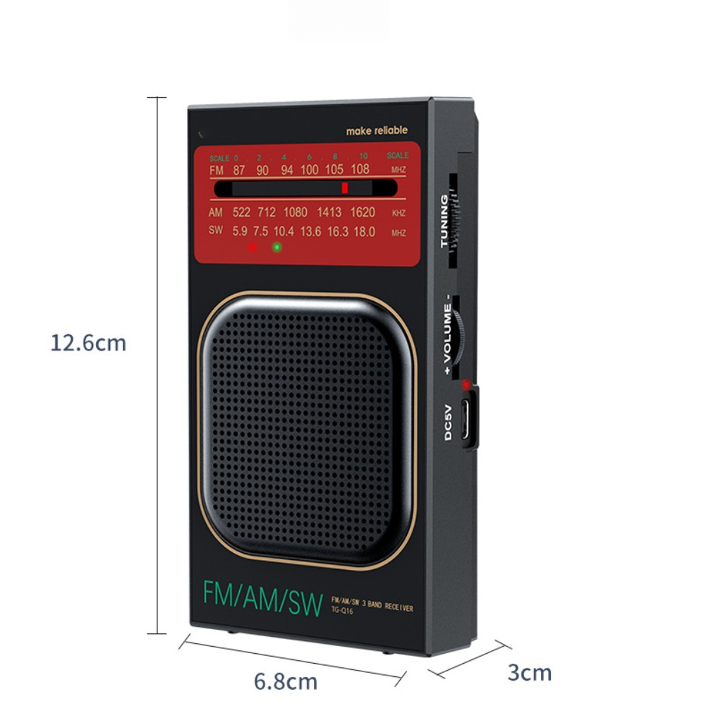 Radio FM AM SW portabel dengan - Speakers ulasan dan harga