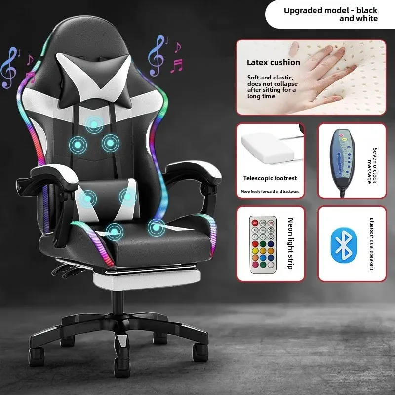 Kursi Gaming dengan Lampu, Spe - Speakers ulasan dan harga