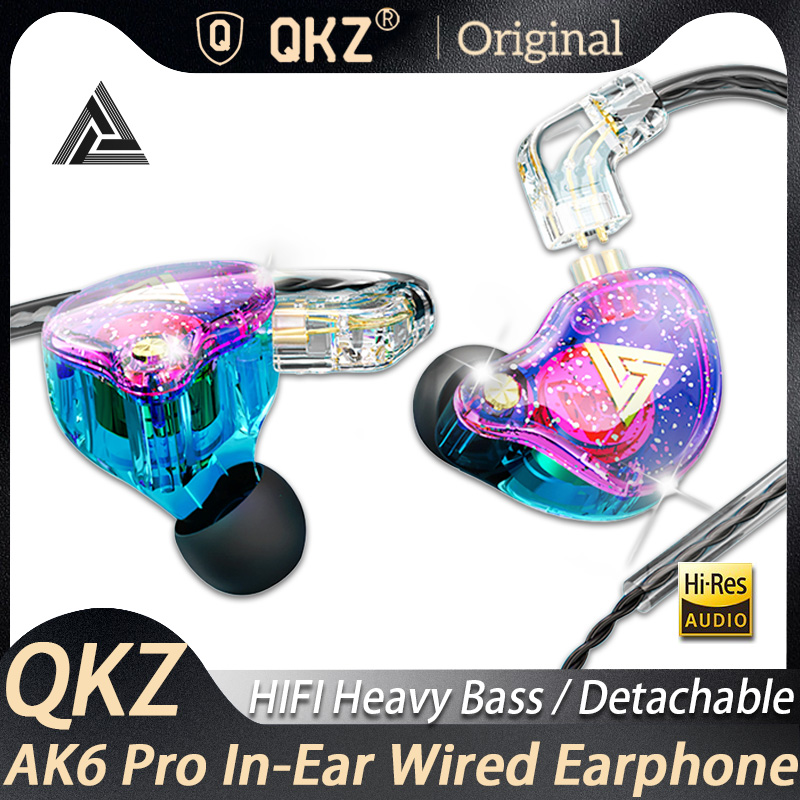 QKZ AK6 Pro EDX Pro Headset ol - In Ear Monitors For Singers ulasan dan harga